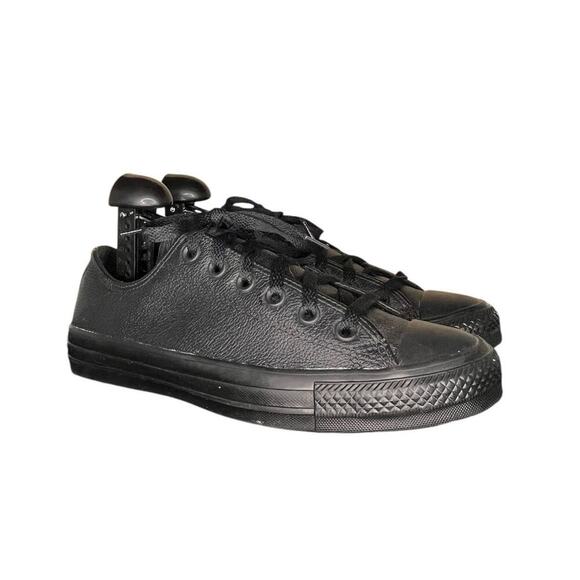 ***SOLD*** Converse All Star CTAS 70 Leather Sneakers M5.5 W7.5 Triple Black - Picture 3 of 6